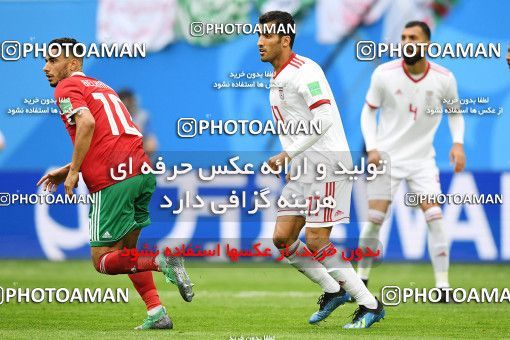 1158759, Saint Petersburg, Russia, 2018 FIFA World Cup, Group stage, Group B, Morocco 0 v 1 Iran on 2018/06/15 at ورزشگاه سن پترزبورگ