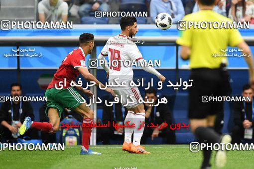 1158866, Saint Petersburg, Russia, 2018 FIFA World Cup, Group stage, Group B, Morocco 0 v 1 Iran on 2018/06/15 at ورزشگاه سن پترزبورگ
