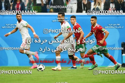 1158988, Saint Petersburg, Russia, 2018 FIFA World Cup, Group stage, Group B, Morocco 0 v 1 Iran on 2018/06/15 at ورزشگاه سن پترزبورگ