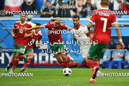 1159176, Saint Petersburg, Russia, 2018 FIFA World Cup, Group stage, Group B, Morocco 0 v 1 Iran on 2018/06/15 at ورزشگاه سن پترزبورگ