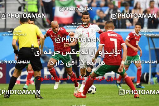 1159030, Saint Petersburg, Russia, 2018 FIFA World Cup, Group stage, Group B, Morocco 0 v 1 Iran on 2018/06/15 at ورزشگاه سن پترزبورگ