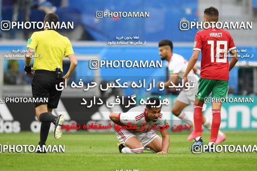 1159080, Saint Petersburg, Russia, 2018 FIFA World Cup, Group stage, Group B, Morocco 0 v 1 Iran on 2018/06/15 at ورزشگاه سن پترزبورگ