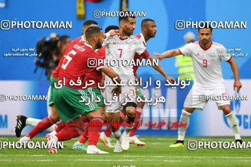 1158918, Saint Petersburg, Russia, 2018 FIFA World Cup, Group stage, Group B, Morocco 0 v 1 Iran on 2018/06/15 at ورزشگاه سن پترزبورگ