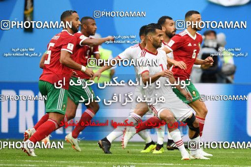 1158947, Saint Petersburg, Russia, 2018 FIFA World Cup, Group stage, Group B, Morocco 0 v 1 Iran on 2018/06/15 at ورزشگاه سن پترزبورگ