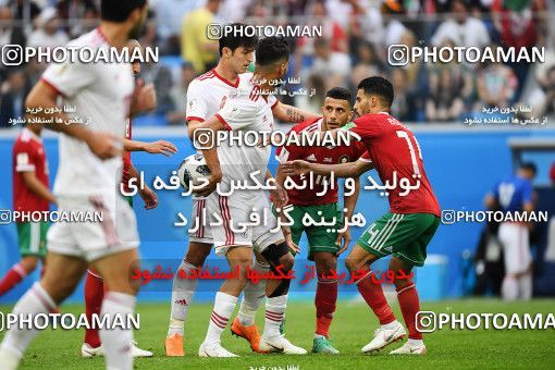 1158992, Saint Petersburg, Russia, 2018 FIFA World Cup, Group stage, Group B, Morocco 0 v 1 Iran on 2018/06/15 at ورزشگاه سن پترزبورگ