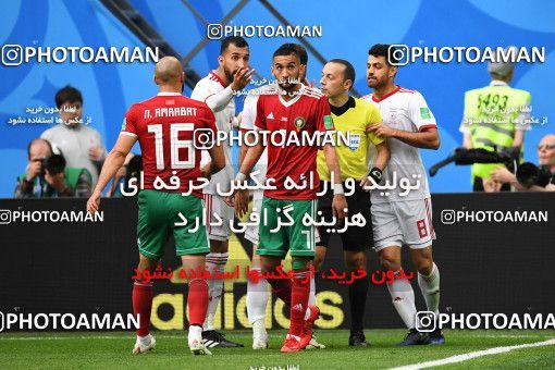 1159107, Saint Petersburg, Russia, 2018 FIFA World Cup, Group stage, Group B, Morocco 0 v 1 Iran on 2018/06/15 at ورزشگاه سن پترزبورگ