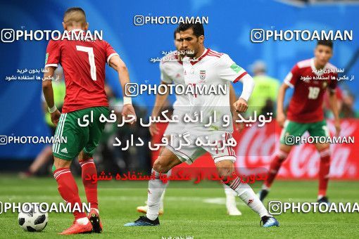 1159134, Saint Petersburg, Russia, 2018 FIFA World Cup, Group stage, Group B, Morocco 0 v 1 Iran on 2018/06/15 at ورزشگاه سن پترزبورگ