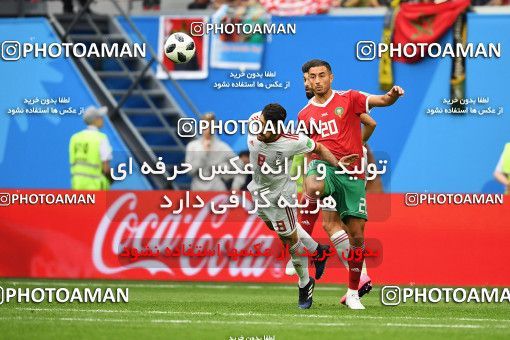 1159035, Saint Petersburg, Russia, 2018 FIFA World Cup, Group stage, Group B, Morocco 0 v 1 Iran on 2018/06/15 at ورزشگاه سن پترزبورگ
