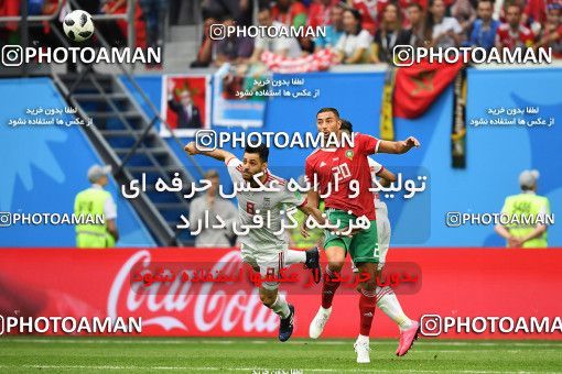 1159069, Saint Petersburg, Russia, 2018 FIFA World Cup, Group stage, Group B, Morocco 0 v 1 Iran on 2018/06/15 at ورزشگاه سن پترزبورگ