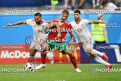 1159222, Saint Petersburg, Russia, 2018 FIFA World Cup, Group stage, Group B, Morocco 0 v 1 Iran on 2018/06/15 at ورزشگاه سن پترزبورگ