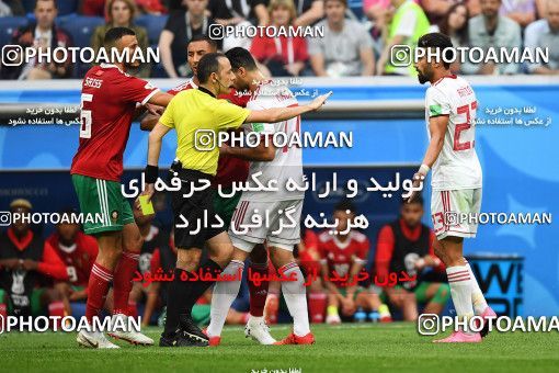 1159232, Saint Petersburg, Russia, 2018 FIFA World Cup, Group stage, Group B, Morocco 0 v 1 Iran on 2018/06/15 at ورزشگاه سن پترزبورگ
