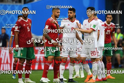 1159328, Saint Petersburg, Russia, 2018 FIFA World Cup, Group stage, Group B, Morocco 0 v 1 Iran on 2018/06/15 at ورزشگاه سن پترزبورگ