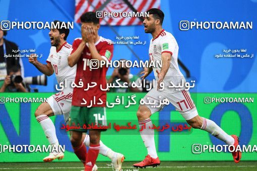 1159325, Saint Petersburg, Russia, 2018 FIFA World Cup, Group stage, Group B, Morocco 0 v 1 Iran on 2018/06/15 at ورزشگاه سن پترزبورگ