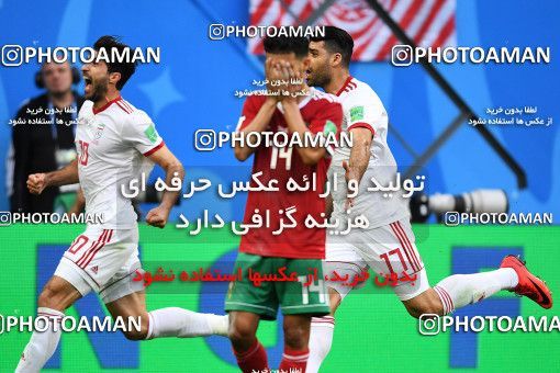 1159337, Saint Petersburg, Russia, 2018 FIFA World Cup, Group stage, Group B, Morocco 0 v 1 Iran on 2018/06/15 at ورزشگاه سن پترزبورگ