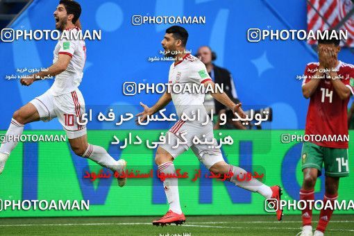 1159310, Saint Petersburg, Russia, 2018 FIFA World Cup, Group stage, Group B, Morocco 0 v 1 Iran on 2018/06/15 at ورزشگاه سن پترزبورگ