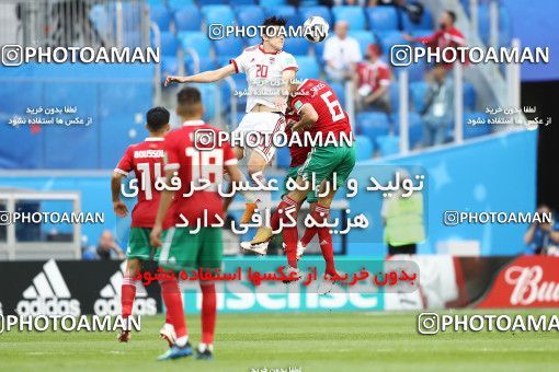1860843, Saint Petersburg, Russia, 2018 FIFA World Cup, Group stage, Group B, Morocco 0 v 1 Iran on 2018/06/15 at ورزشگاه سن پترزبورگ