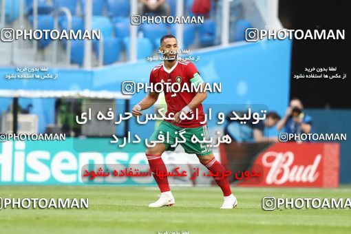 1860573, Saint Petersburg, Russia, 2018 FIFA World Cup, Group stage, Group B, Morocco 0 v 1 Iran on 2018/06/15 at ورزشگاه سن پترزبورگ