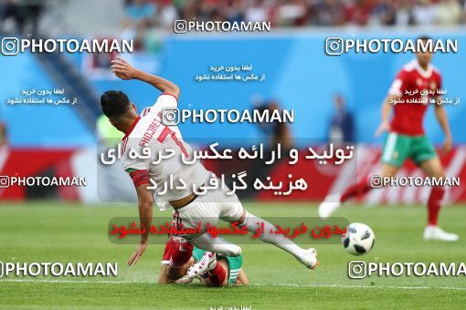 1860801, Saint Petersburg, Russia, 2018 FIFA World Cup, Group stage, Group B, Morocco 0 v 1 Iran on 2018/06/15 at ورزشگاه سن پترزبورگ