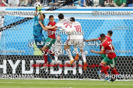 1860702, Saint Petersburg, Russia, 2018 FIFA World Cup, Group stage, Group B, Morocco 0 v 1 Iran on 2018/06/15 at ورزشگاه سن پترزبورگ