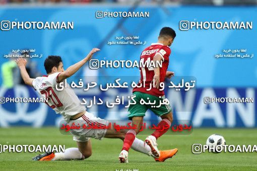 1860667, Saint Petersburg, Russia, 2018 FIFA World Cup, Group stage, Group B, Morocco 0 v 1 Iran on 2018/06/15 at ورزشگاه سن پترزبورگ