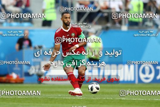 1860758, Saint Petersburg, Russia, 2018 FIFA World Cup, Group stage, Group B, Morocco 0 v 1 Iran on 2018/06/15 at ورزشگاه سن پترزبورگ