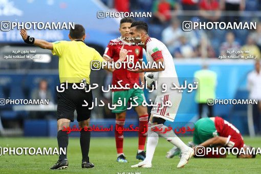1860488, Saint Petersburg, Russia, 2018 FIFA World Cup, Group stage, Group B, Morocco 0 v 1 Iran on 2018/06/15 at ورزشگاه سن پترزبورگ