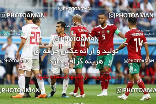1860565, Saint Petersburg, Russia, 2018 FIFA World Cup, Group stage, Group B, Morocco 0 v 1 Iran on 2018/06/15 at ورزشگاه سن پترزبورگ