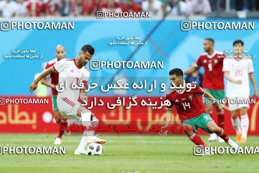 1860652, Saint Petersburg, Russia, 2018 FIFA World Cup, Group stage, Group B, Morocco 0 v 1 Iran on 2018/06/15 at ورزشگاه سن پترزبورگ