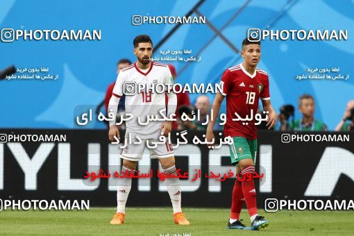 1860671, Saint Petersburg, Russia, 2018 FIFA World Cup, Group stage, Group B, Morocco 0 v 1 Iran on 2018/06/15 at ورزشگاه سن پترزبورگ