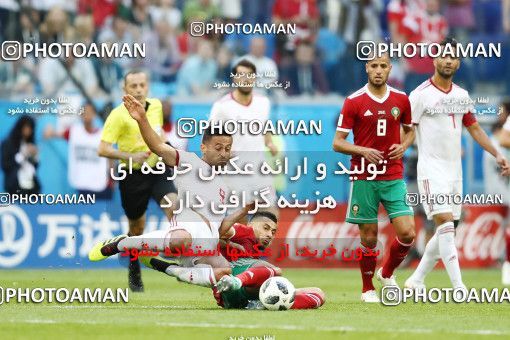 1860655, Saint Petersburg, Russia, 2018 FIFA World Cup, Group stage, Group B, Morocco 0 v 1 Iran on 2018/06/15 at ورزشگاه سن پترزبورگ