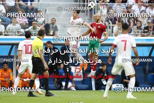 1860485, Saint Petersburg, Russia, 2018 FIFA World Cup, Group stage, Group B, Morocco 0 v 1 Iran on 2018/06/15 at ورزشگاه سن پترزبورگ