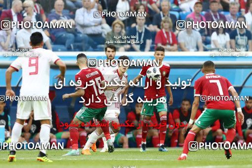 1860764, Saint Petersburg, Russia, 2018 FIFA World Cup, Group stage, Group B, Morocco 0 v 1 Iran on 2018/06/15 at ورزشگاه سن پترزبورگ