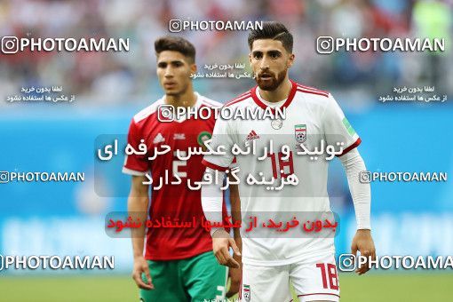 1860692, Saint Petersburg, Russia, 2018 FIFA World Cup, Group stage, Group B, Morocco 0 v 1 Iran on 2018/06/15 at ورزشگاه سن پترزبورگ