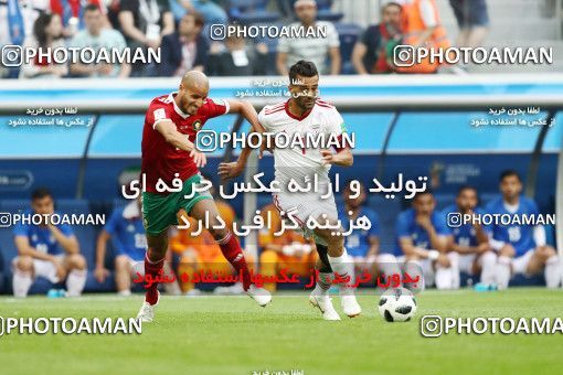 1860643, Saint Petersburg, Russia, 2018 FIFA World Cup, Group stage, Group B, Morocco 0 v 1 Iran on 2018/06/15 at ورزشگاه سن پترزبورگ