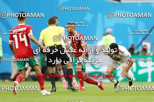 1860516, Saint Petersburg, Russia, 2018 FIFA World Cup, Group stage, Group B, Morocco 0 v 1 Iran on 2018/06/15 at ورزشگاه سن پترزبورگ