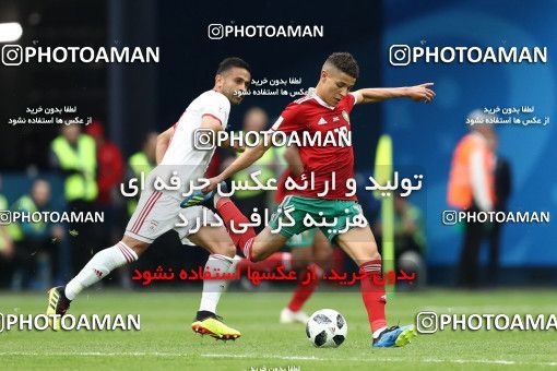 1860543, Saint Petersburg, Russia, 2018 FIFA World Cup, Group stage, Group B, Morocco 0 v 1 Iran on 2018/06/15 at ورزشگاه سن پترزبورگ