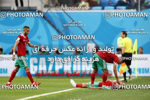 1860530, Saint Petersburg, Russia, 2018 FIFA World Cup, Group stage, Group B, Morocco 0 v 1 Iran on 2018/06/15 at ورزشگاه سن پترزبورگ