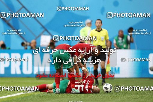 1860586, Saint Petersburg, Russia, 2018 FIFA World Cup, Group stage, Group B, Morocco 0 v 1 Iran on 2018/06/15 at ورزشگاه سن پترزبورگ