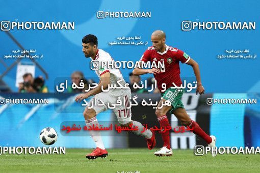1860845, Saint Petersburg, Russia, 2018 FIFA World Cup, Group stage, Group B, Morocco 0 v 1 Iran on 2018/06/15 at ورزشگاه سن پترزبورگ