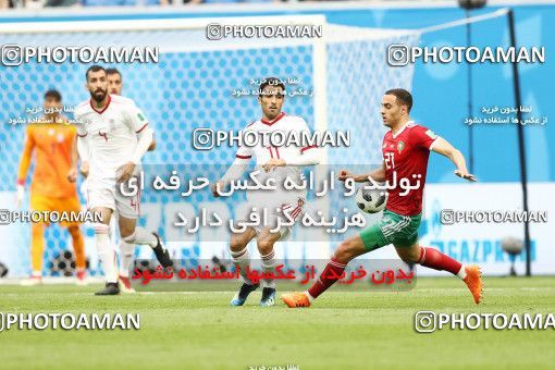 1860689, Saint Petersburg, Russia, 2018 FIFA World Cup, Group stage, Group B, Morocco 0 v 1 Iran on 2018/06/15 at ورزشگاه سن پترزبورگ