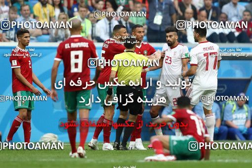 1860834, Saint Petersburg, Russia, 2018 FIFA World Cup, Group stage, Group B, Morocco 0 v 1 Iran on 2018/06/15 at ورزشگاه سن پترزبورگ