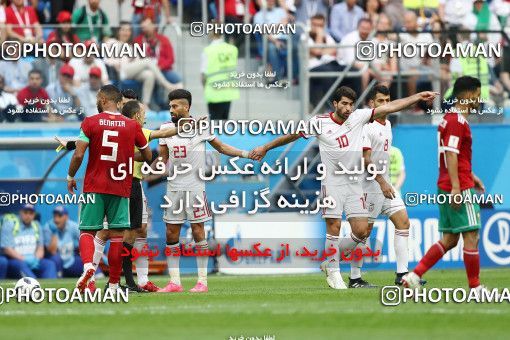 1860567, Saint Petersburg, Russia, 2018 FIFA World Cup, Group stage, Group B, Morocco 0 v 1 Iran on 2018/06/15 at ورزشگاه سن پترزبورگ