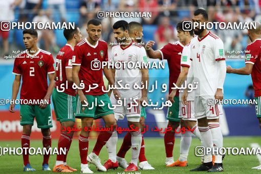 1860591, Saint Petersburg, Russia, 2018 FIFA World Cup, Group stage, Group B, Morocco 0 v 1 Iran on 2018/06/15 at ورزشگاه سن پترزبورگ