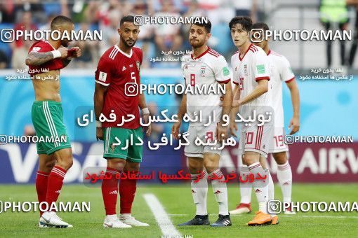 1860795, Saint Petersburg, Russia, 2018 FIFA World Cup, Group stage, Group B, Morocco 0 v 1 Iran on 2018/06/15 at ورزشگاه سن پترزبورگ