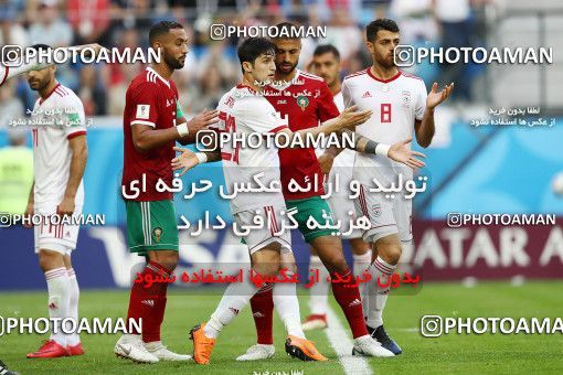 1860789, Saint Petersburg, Russia, 2018 FIFA World Cup, Group stage, Group B, Morocco 0 v 1 Iran on 2018/06/15 at ورزشگاه سن پترزبورگ