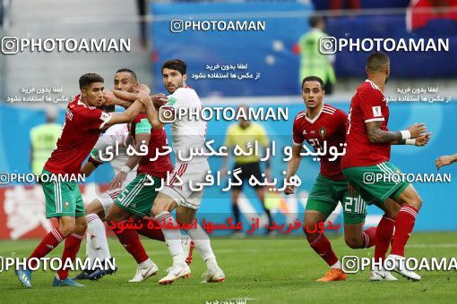 1860674, Saint Petersburg, Russia, 2018 FIFA World Cup, Group stage, Group B, Morocco 0 v 1 Iran on 2018/06/15 at ورزشگاه سن پترزبورگ