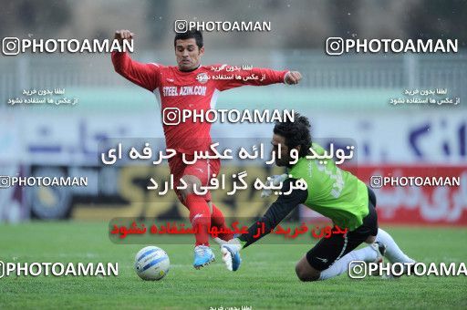 1177364, Tehran, Iran, لیگ برتر فوتبال ایران، Persian Gulf Cup، Week 25، Second Leg، Steel Azin 3 v 1 Saba Qom on 2011/03/04 at Shahid Dastgerdi Stadium