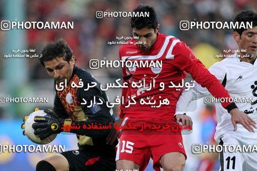 1182128, Tehran, Iran, لیگ برتر فوتبال ایران، Persian Gulf Cup، Week 26، Second Leg، Persepolis 0 v 0 Shahrdari Tabriz on 2011/03/11 at Azadi Stadium
