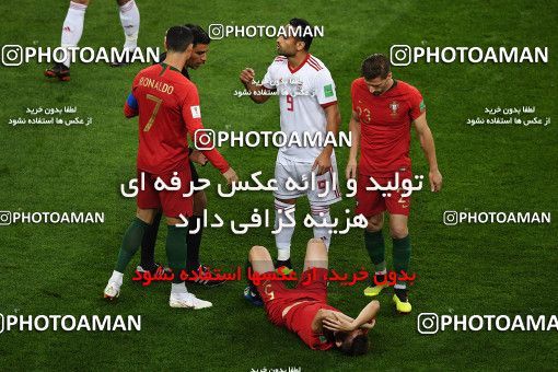 1160153, Saransk, Russia, 2018 FIFA World Cup, Group stage, Group B, Iran 1 v 1 Portugal on 2018/06/25 at Mordovia Arena