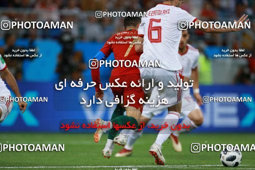 1165747, Saransk, Russia, 2018 FIFA World Cup, Group stage, Group B, Iran 1 v 1 Portugal on 2018/06/25 at Mordovia Arena